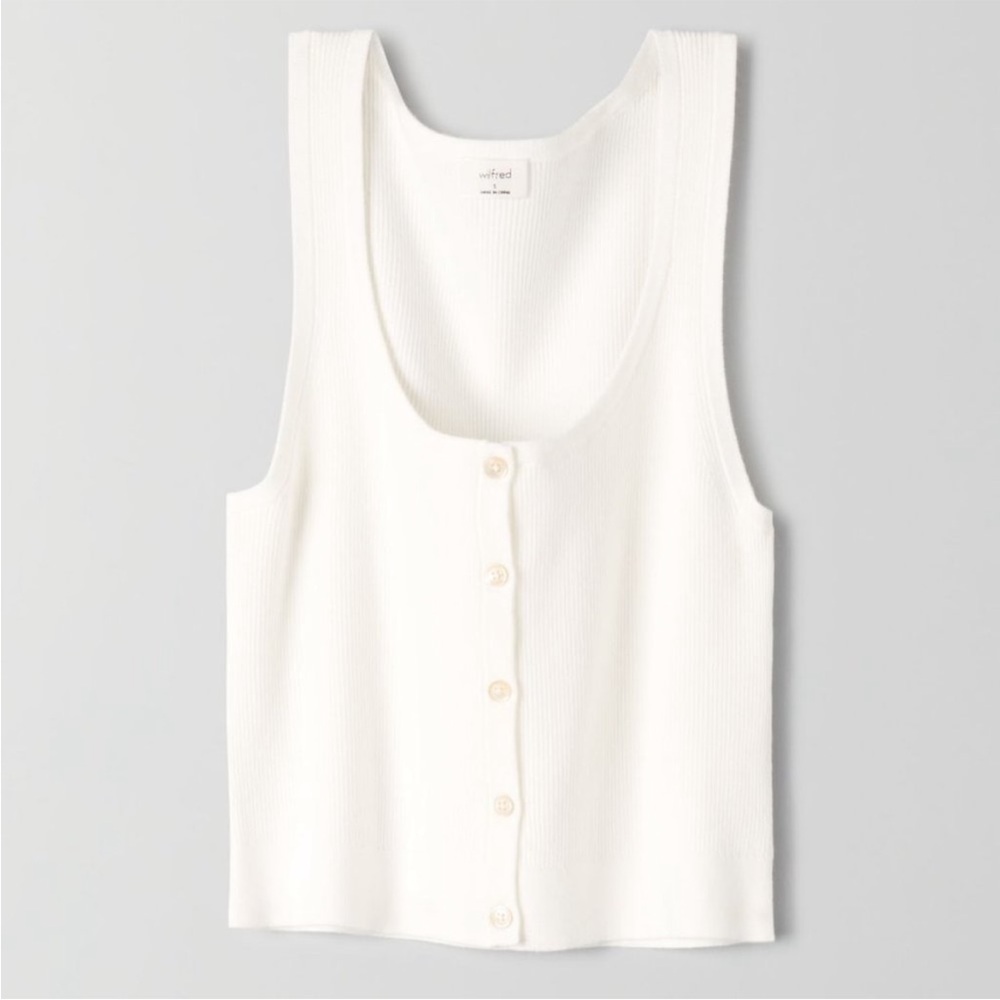 Aritzia Wilfred Sweater Tank XXS